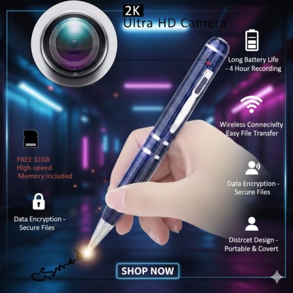 CIM01T Cam Pen Pro bolígrafo cámara