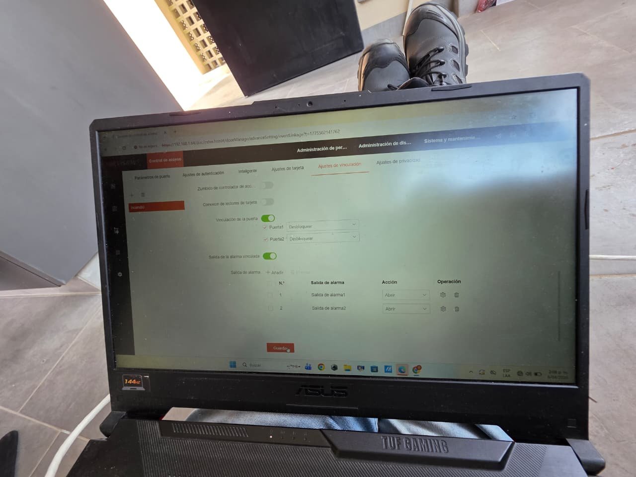 Configuración del sistema